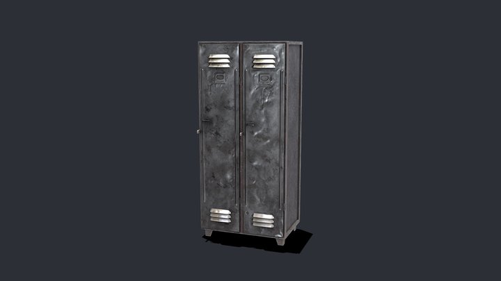 Metal safe 3D Model