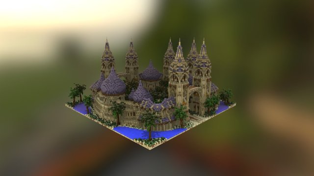 "Arabic Oasis" - @diveblocks lobby. 3D Model