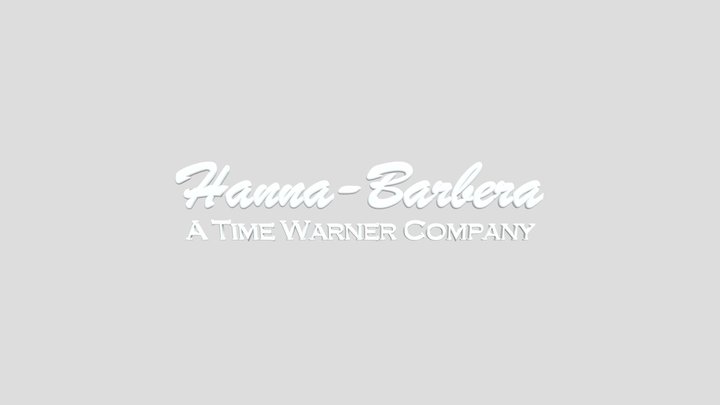 Hanna Barbera 2000 text 3D Model