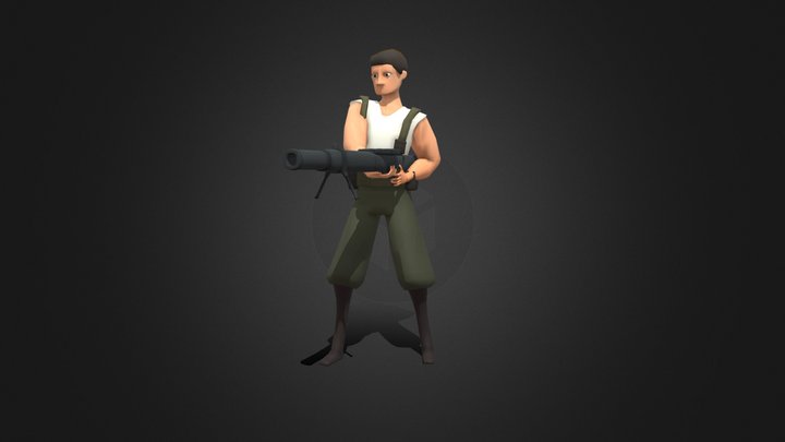 Big Soldier 3D Model