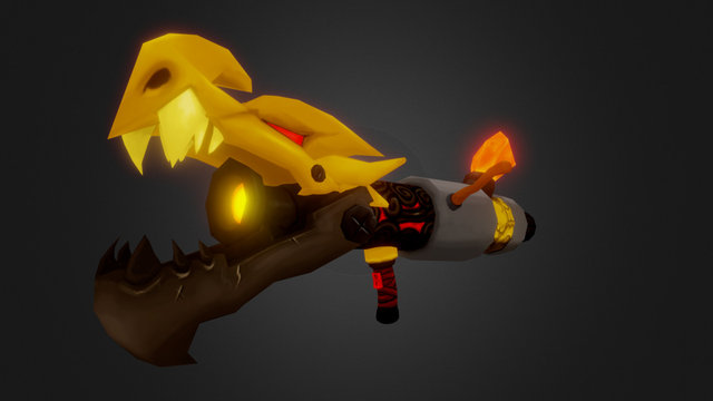 Dragon Flamethrower 3D Model