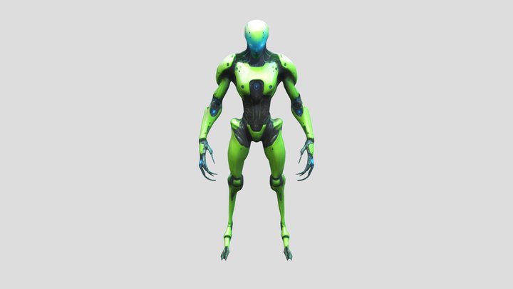 Green monster 3D Model