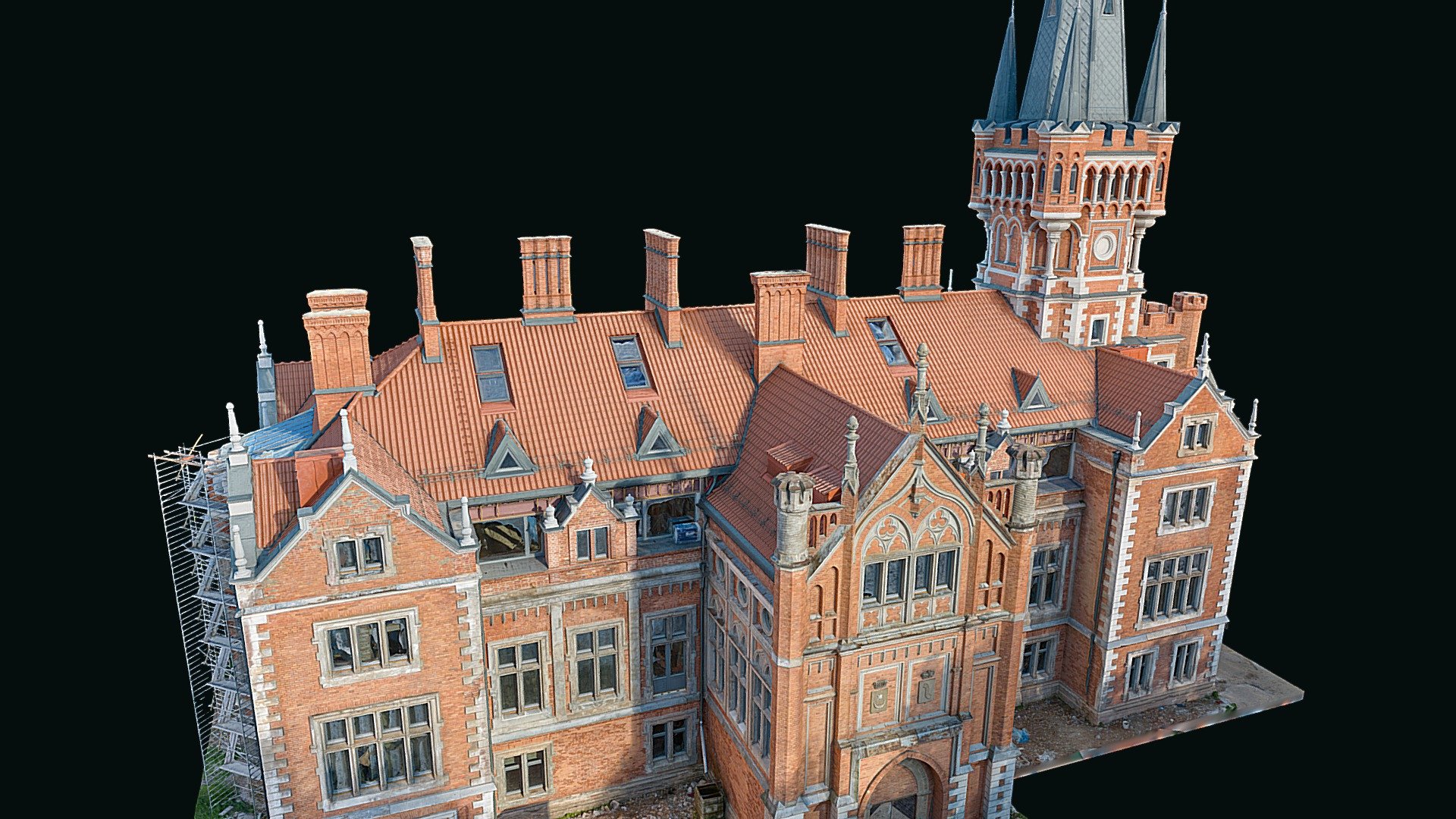 Lentvaris Manor - 3D Model By Saulius.Zaura [8f15d88] - Sketchfab