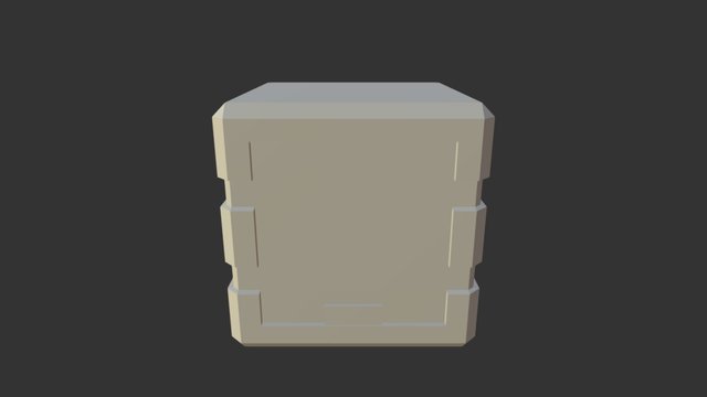 Small Crate 3D Model