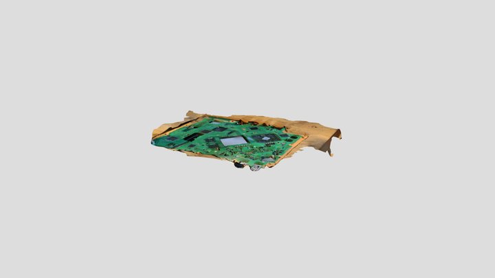 placa base 3D Model