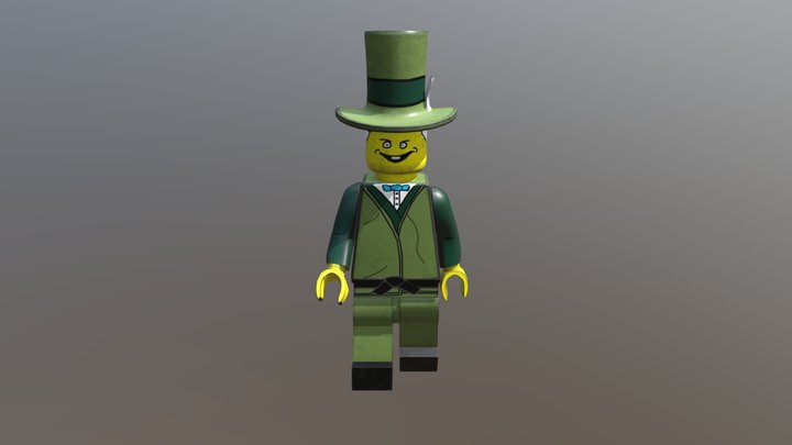 Lego Mad Hatter 3D Model