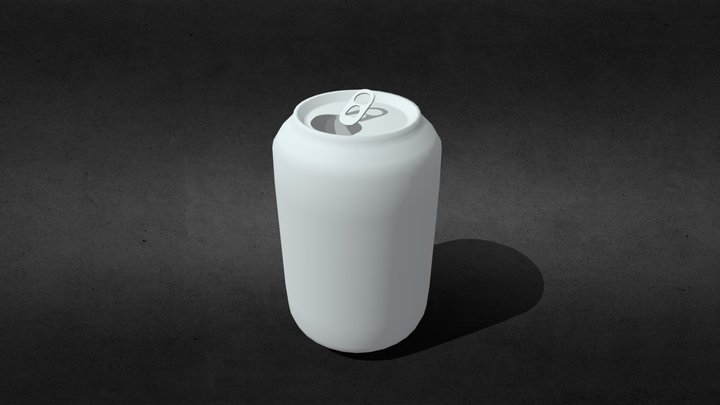 Opened Soda Can 3D Model