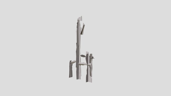 Huet_18pied_v02 3D Model