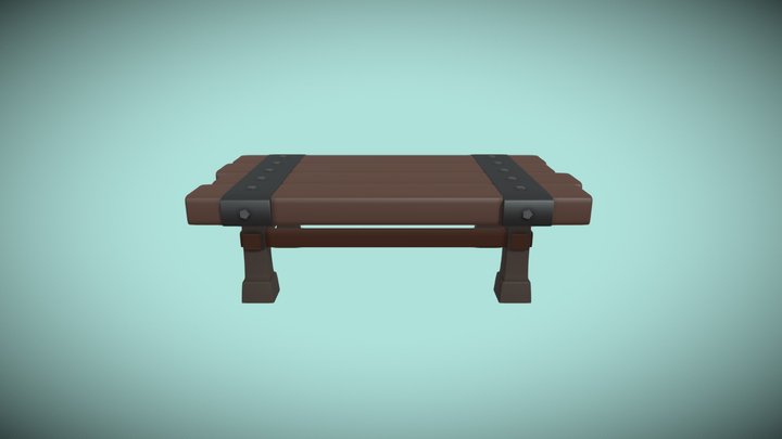 StylizedTable 3D Model