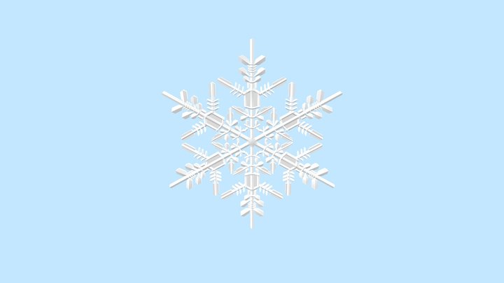 Snowflake 3D Model