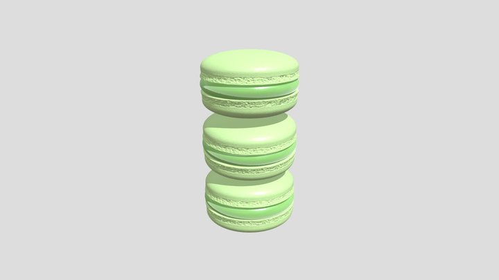 Macaron 3D Model