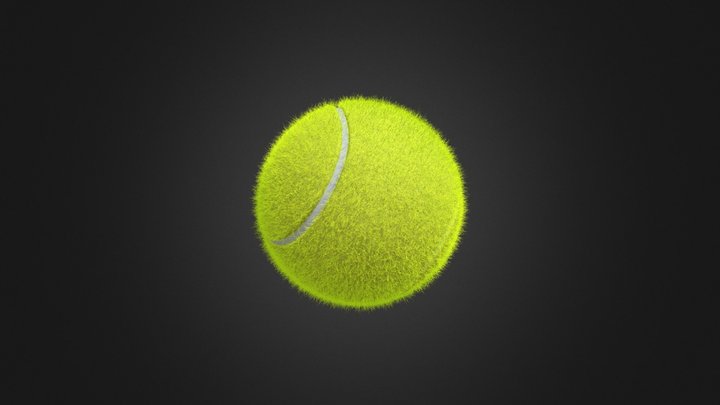 Tennis Ball 3D Model