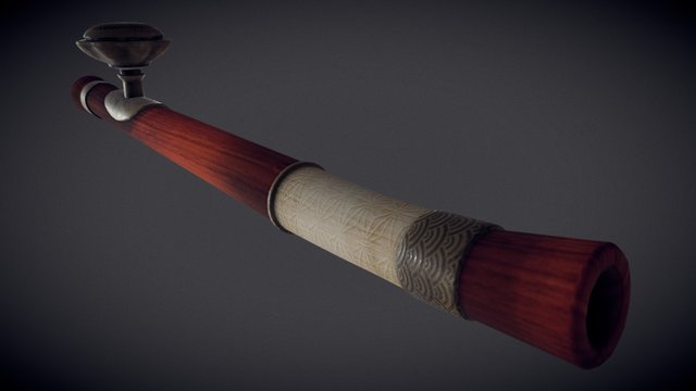 Laudanum Pipe 3D Model