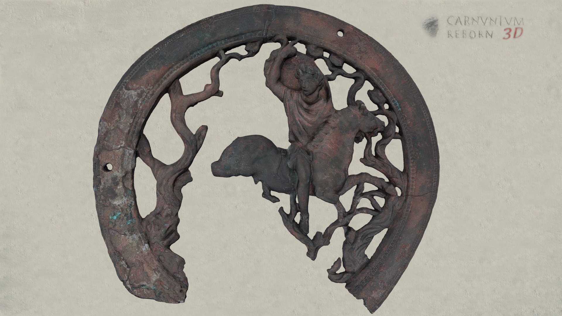 Reliefmedaillon — Sketchfab embed 3D viewer