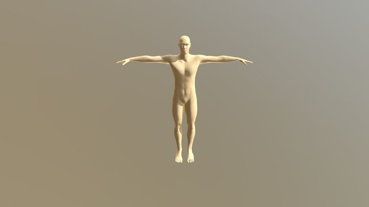 Base Human@ Zombie Death 3D Model