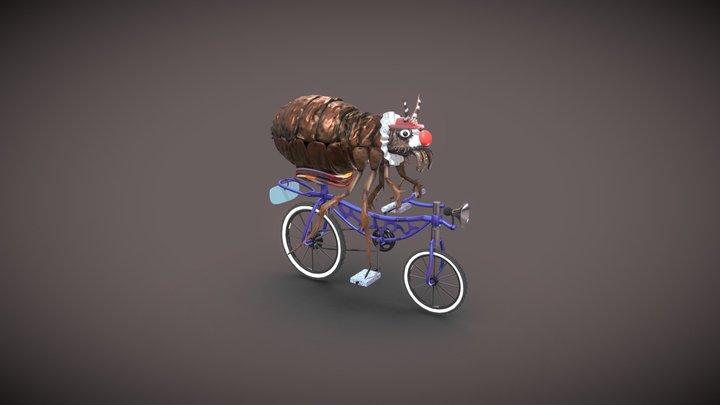 flea_red_nose (Sci-Fi Circus challenge) 3D Model