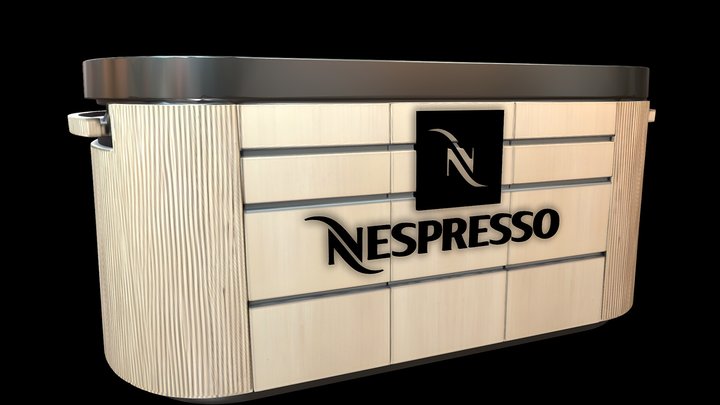 Mueble Caja Nespresso_IA – Free 3D Model STL