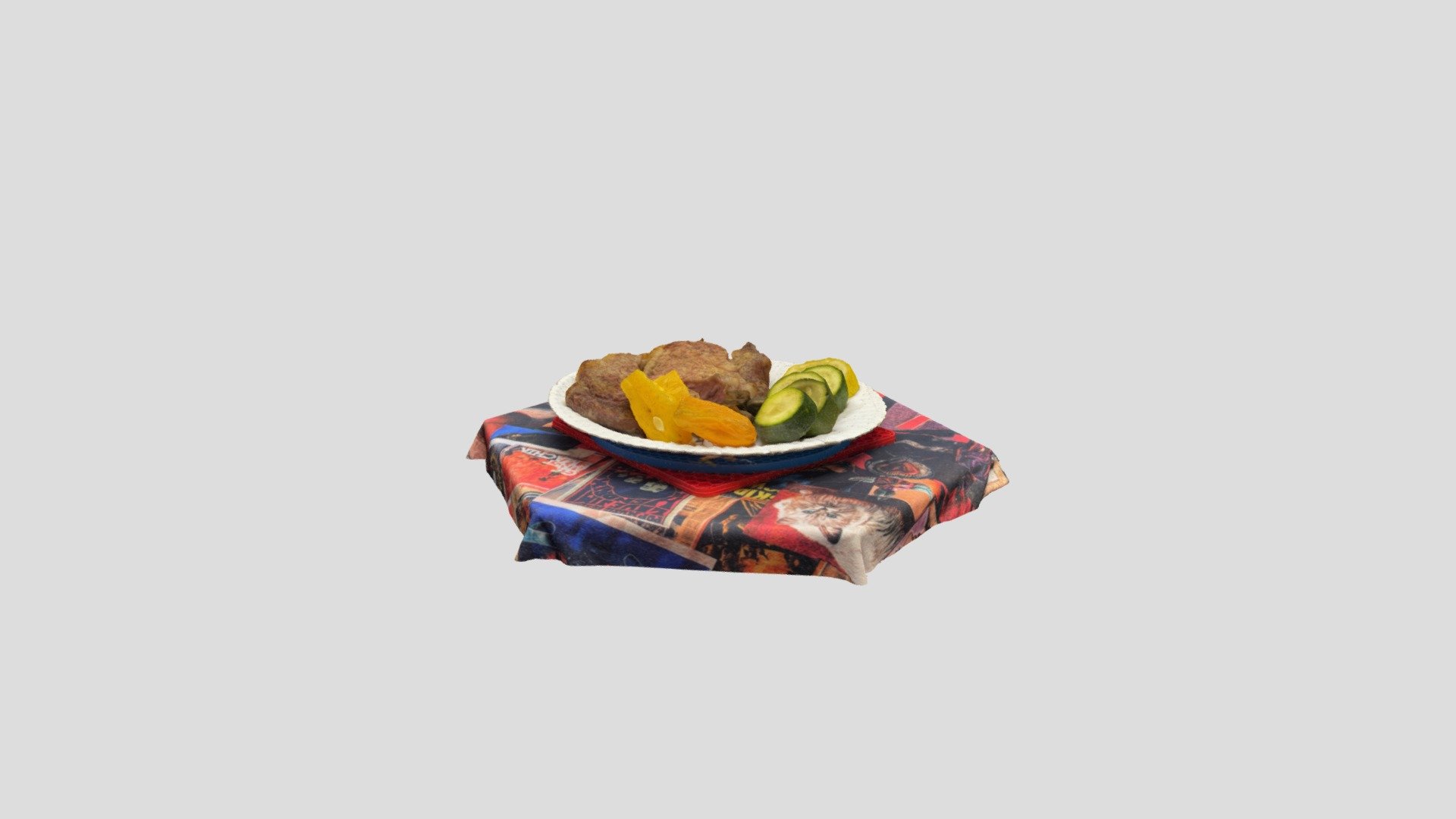Steak and veggies