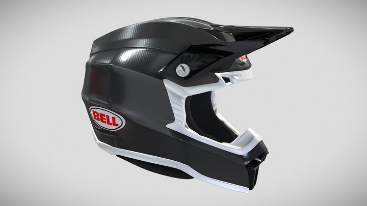 BELL -10 Spehrical Helmet 3D Model