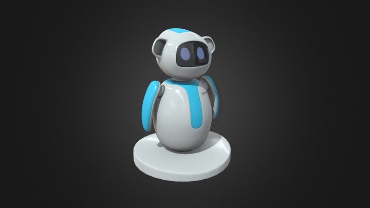 Toy robot Domowik 3D Model