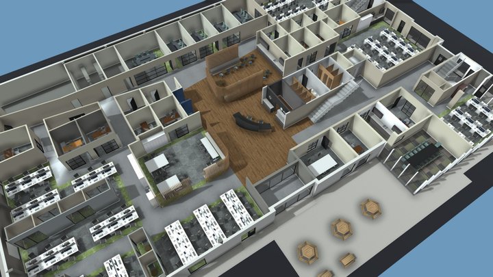 PGIM - Ground Plan View 3D Model