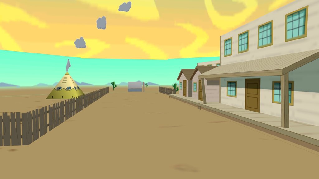 cnr ds - wild west backlot