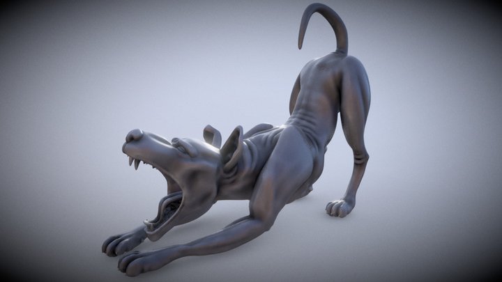 Sculptjanuary #14 Motion: Flexing 3D Model