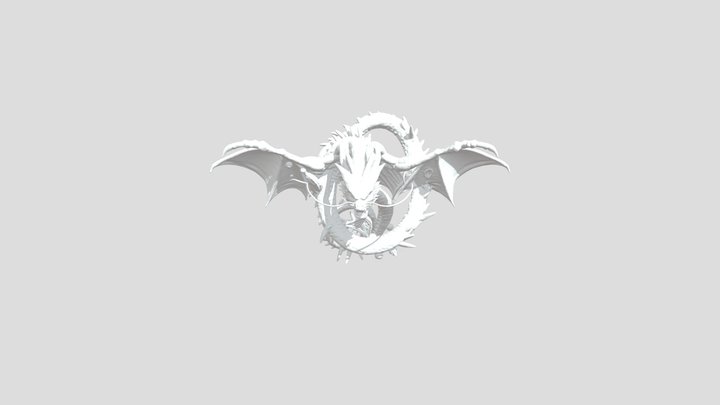 Golden Celestial Dragon 3D Model