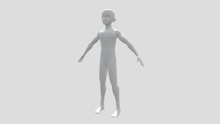 Luffy's Body 3D Model