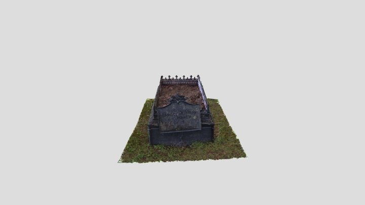 Gothic grave 3D Model