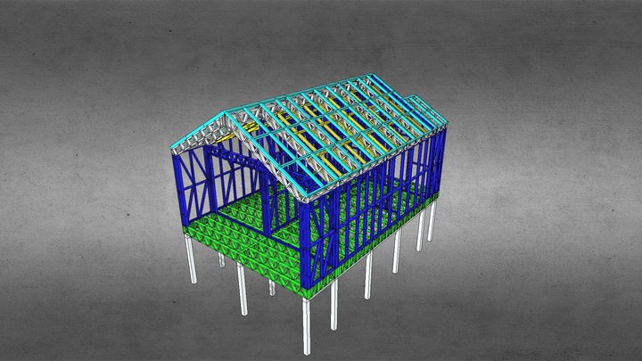 Барн маленький 3D Model