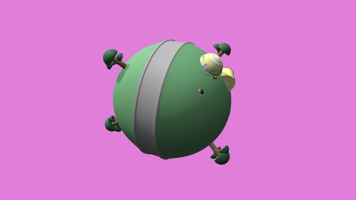 king kai planet 3D Model