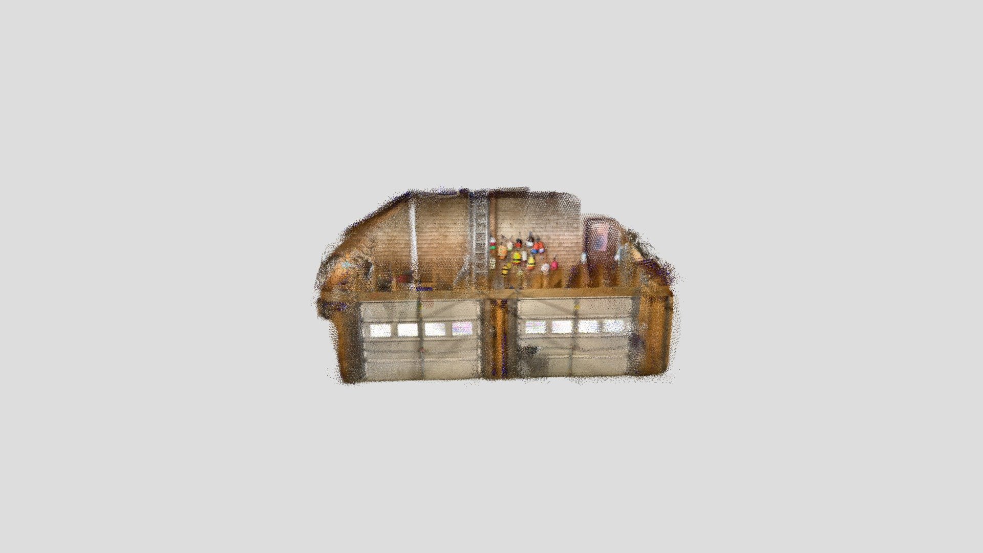 ARKit4 LiDAR Point Cloud Scan - Garage