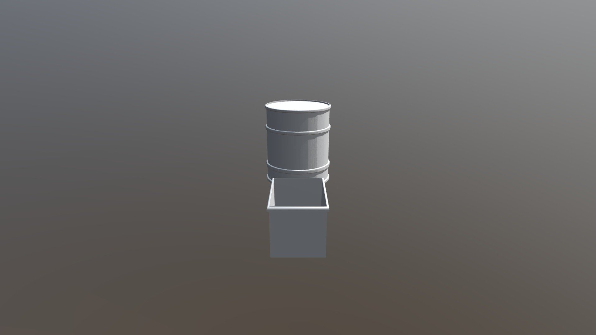 Hazard Can And Recycle Bin - 3D model by Sharpzz [8f25646] - Sketchfab