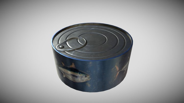Tuna can 3D Model