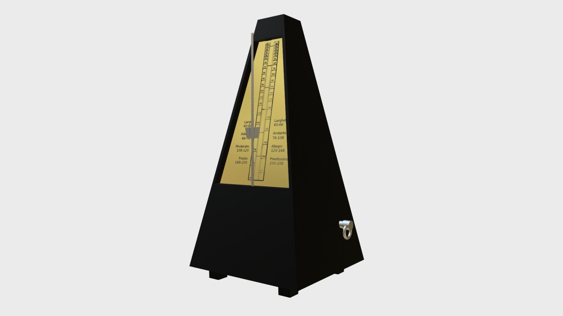 Metronome Buy Royalty Free 3D model by [8f28121