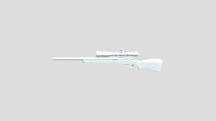 Sniper 3D Model