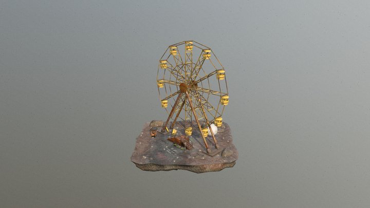 Amusement Invaders 3D Model