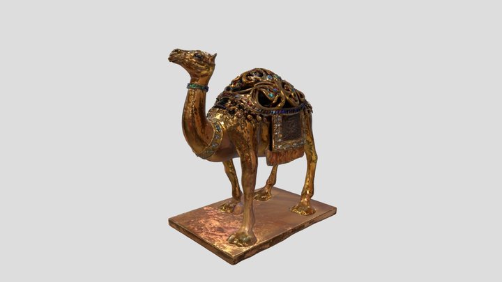 Decorative Camel Figurine 3D Model