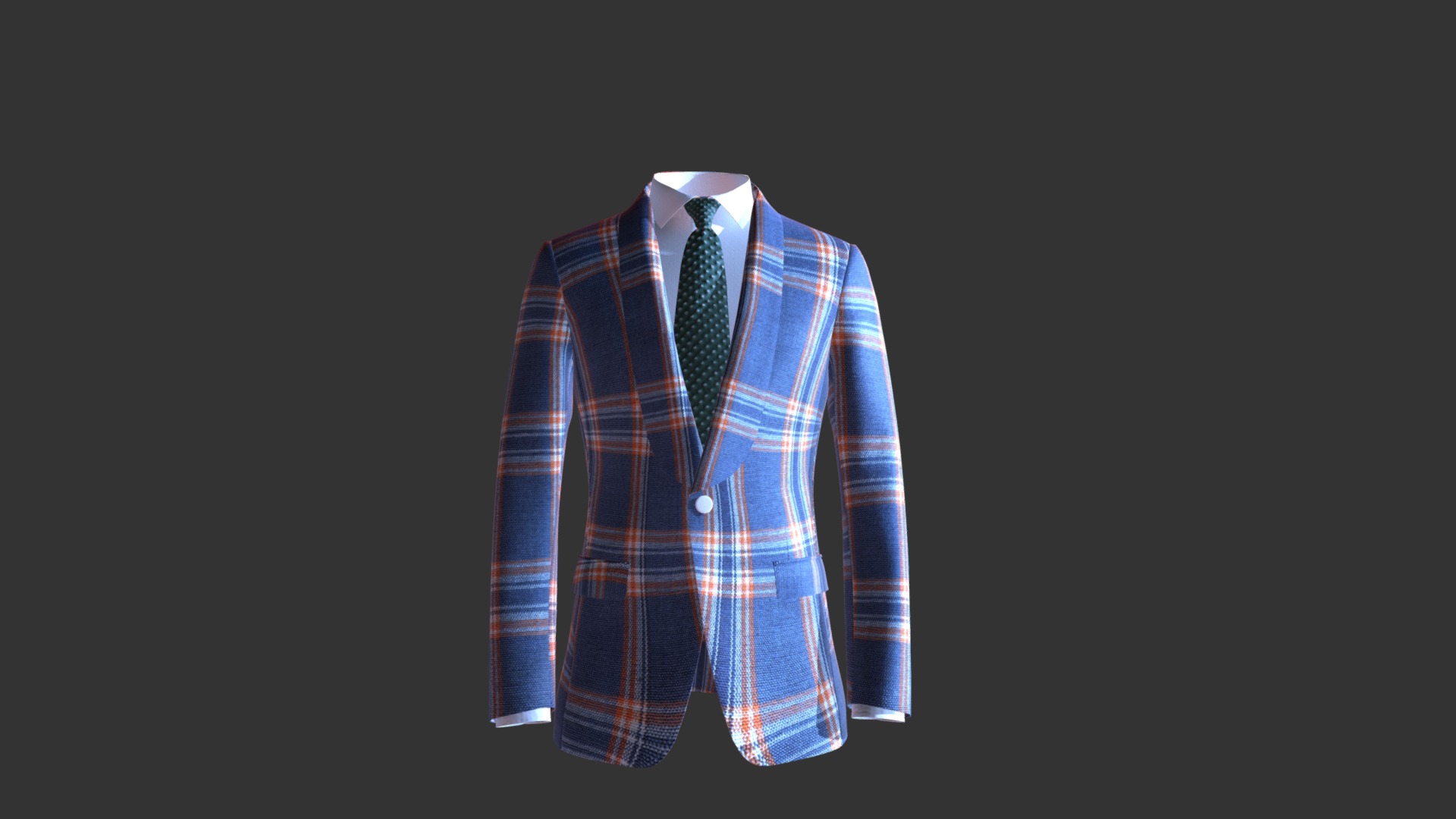 3D model Suit - This is a 3D model of the Suit. The 3D model is about a man in a suit.