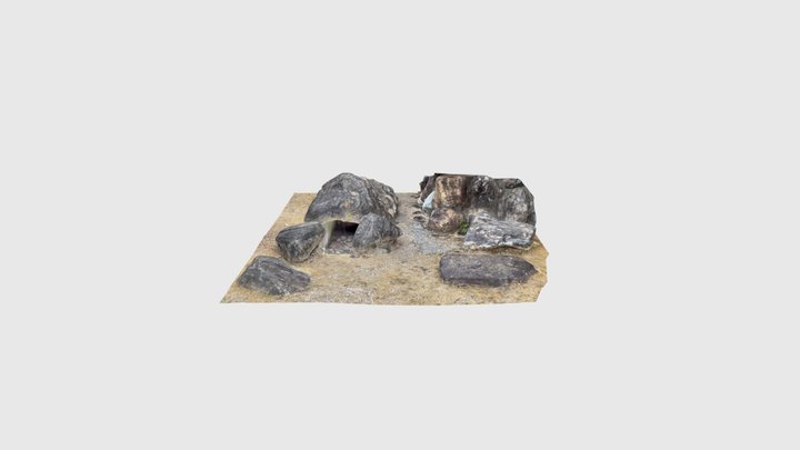 岐阜県各務原市 狐塚の石棺 (LiDAR) 3D Model