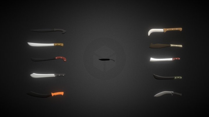 machetes 3D Model