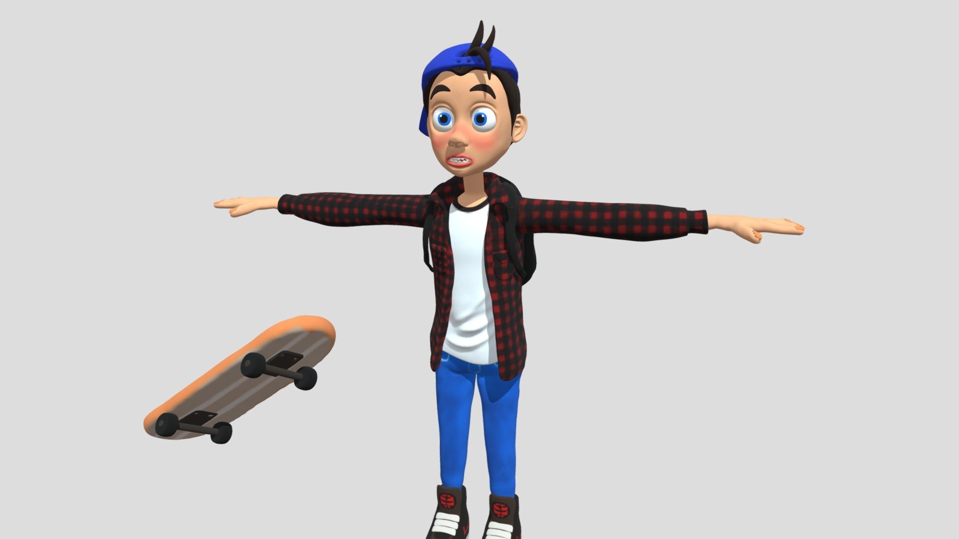 Skater Boy Download Free 3D model by Scou3er [8f2a625] Sketchfab