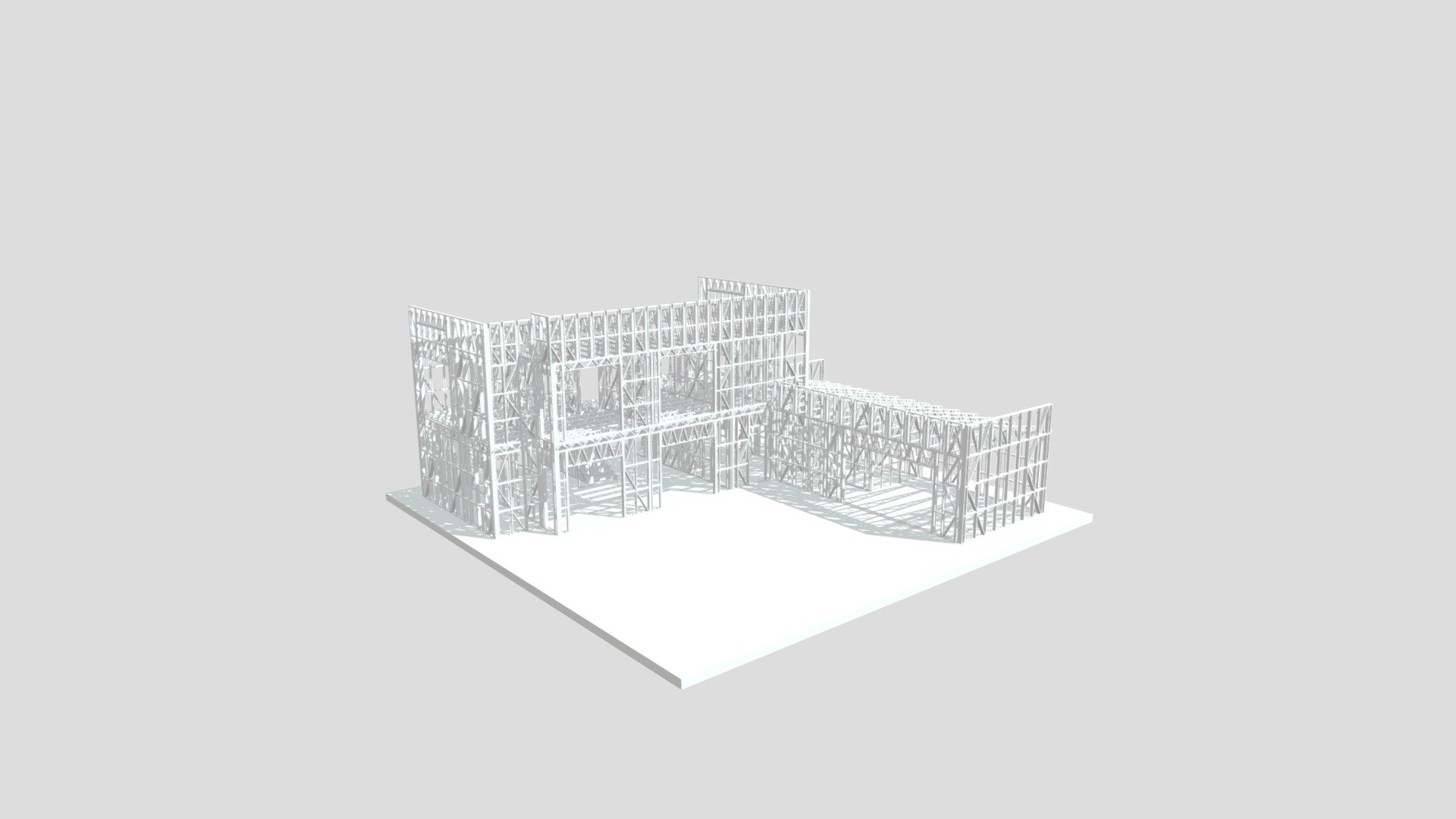 Охотничья резиденция из ЛСТК - 3D model by PROFI-LSTK [8f2a79f] - Sketchfab
