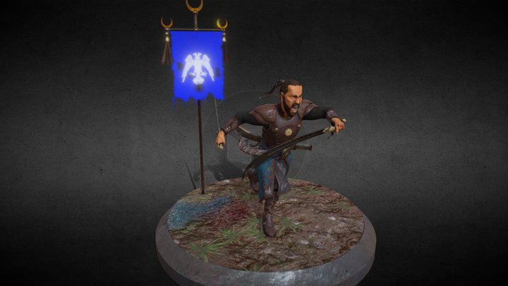 Steppe warrior-Ertugrul ghazi 3D Model