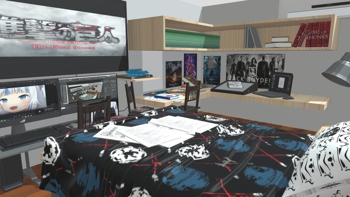 My Room 我的房间 3D Model
