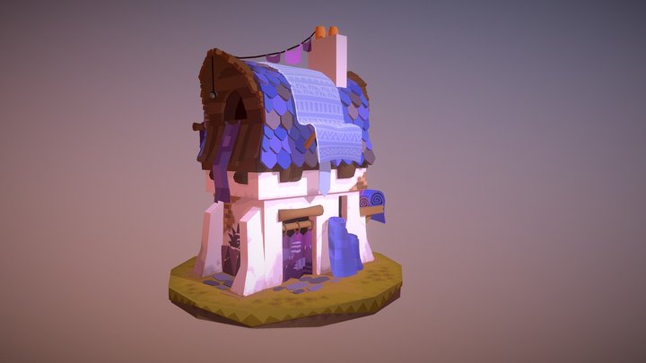 Desert House 3D Model