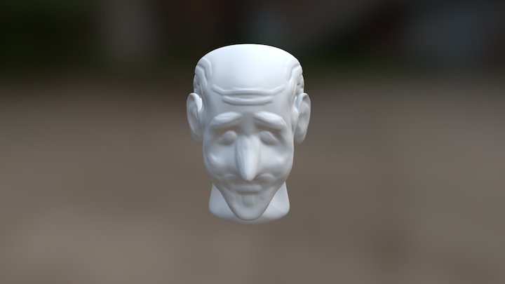 Old Man - First Project 3D Model