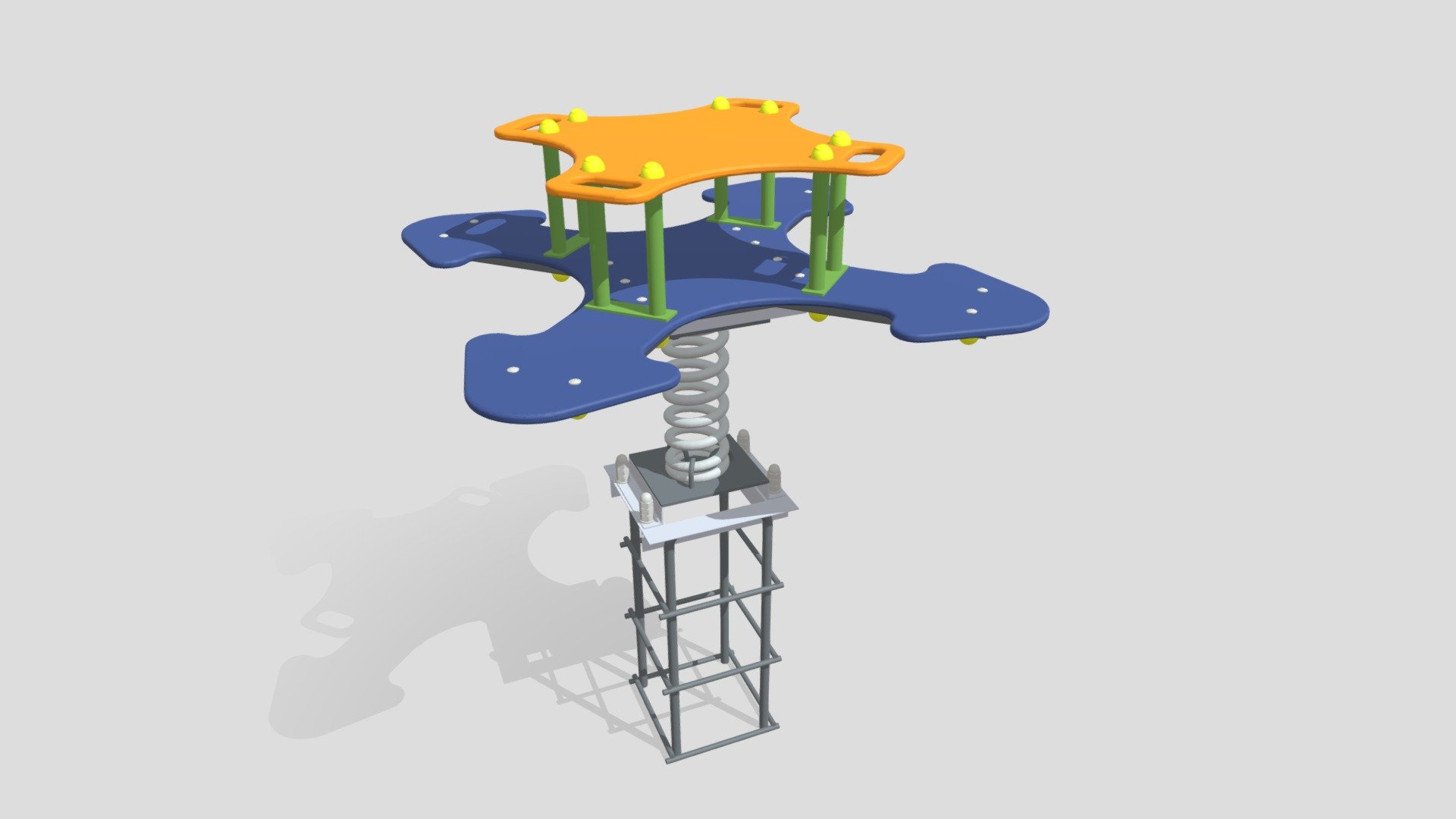 Compass Spring Rider Качалка Компас - 3D model by Projects A1 ...