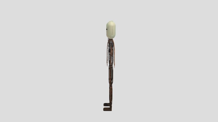 Scary hello neighbor mannequin fan-made 3D Model